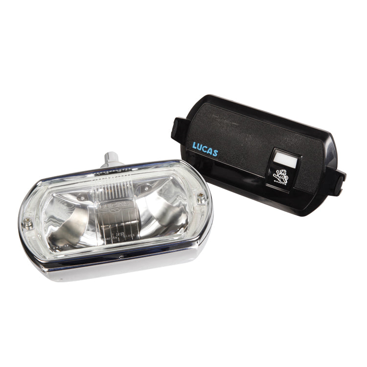 Lucas Square 8 Spotlamp, with Cover and Strap Mustang, Rolls Royce, MGB