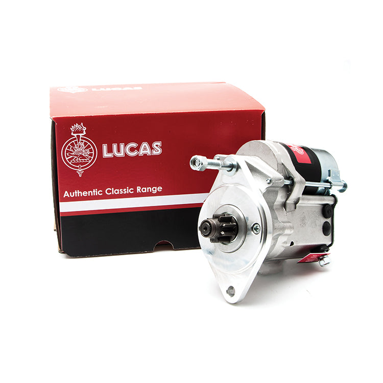 Lucas starter motor, MG Midget, Sprite, A30, 35, 40, Morris 1000 etc A series inline. 9 tooth gear
