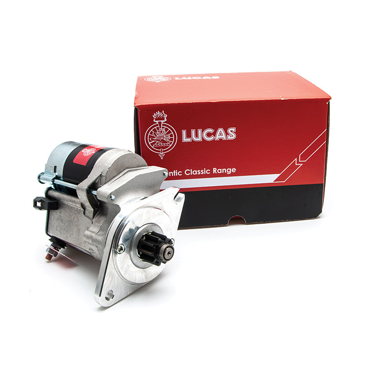 Lucas starter motor, MGB and MGC. 10 toothed gear. replaces pre engaged starter only.
