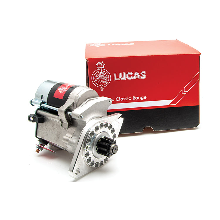 Lucas starter motor, MGB and MGC. 10 toothed gear. replaces pre engaged starter only.