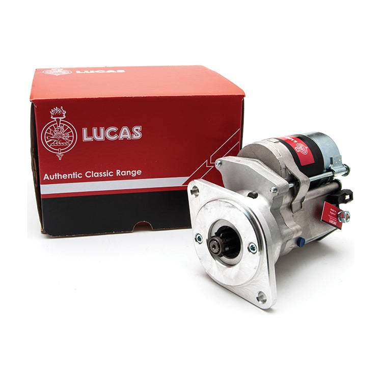 Lucas starter motor, Triumph Stag 9 toothed gear , fits manual and automatic cars.