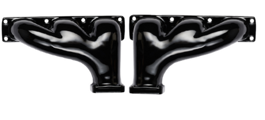 Jaguar XKE Porcelain Manifolds LH/RH C18396 C18397